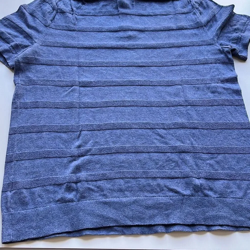 Banana Republic Vintage Stripe Knit Polo Mens L